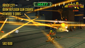 Jak 3 - 600 Precursor Orbs Guide 75 - Gun Course Game | Beam Reflexor & Wave Concussor Gold