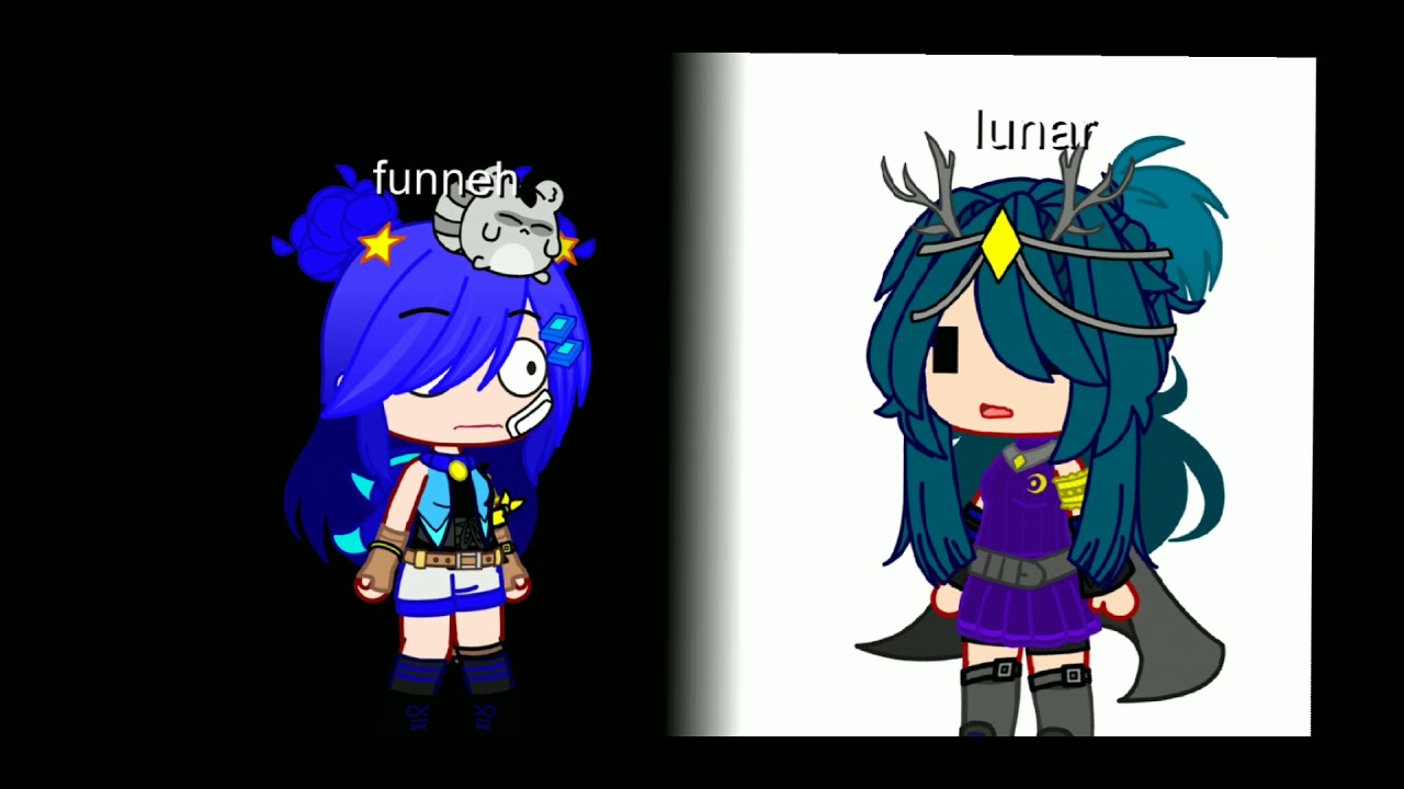 what|| if funneh its ,"black and," lunar its ,"white ||itsfunneh ...