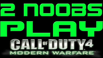 2 NOOBS PLAY - COD 4 ZOMBIES