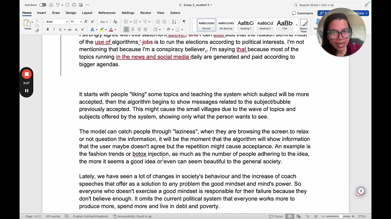 Essay correction #2 - 