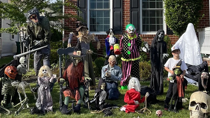 My 2021 Halloween animatronic collection | 2021 spirit Halloween | Halloween animatronic video