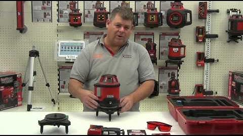 RedBack Lasers CXR880 Line and Rotating Laser Level - Features