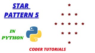 How to print Star Pattern In Python(Part 5)
