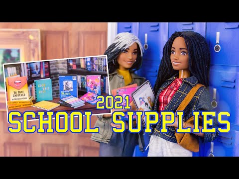 DIY - How to Make: Doll School & Office Supplies