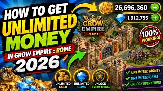 HOW TO GET UNLIMITED MONEY IN GROW EMPIRE: ROME 2026 PART 2