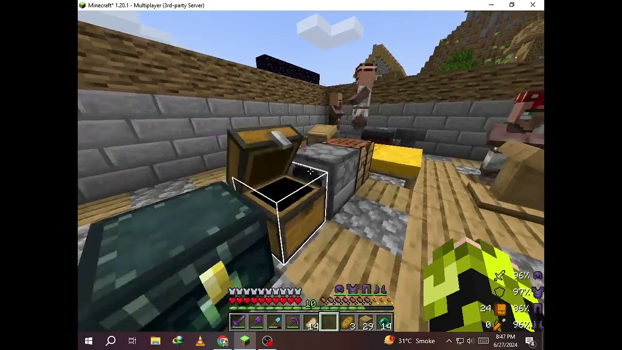 Check My Grinding in Thunder SMP waiting for a new member 😎😎😘😘😘😍😍😁✌🤣🤣❤