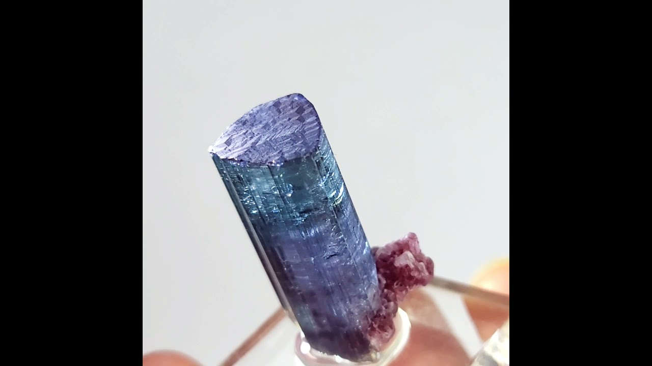 Elbaite with Lepidolite - Azul Bien Pocket, Pederneira Mine, Minas Gerais, Brazil