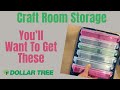 AFFORDABLE CRAFT ROOM STORAGE Dollar Tree Craftroomorganization Craftroomstorage Dollartree AFFORDABLE CRAFT ROOM STORAGE Dollar Tree Craftroomorganization Craftroomstorage Dollartree