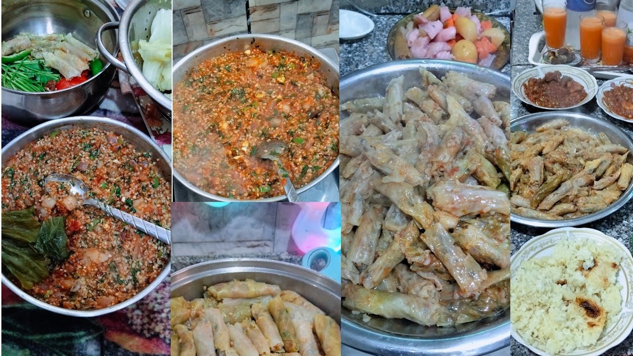 رمضان يعنى محشى الكرونب الفلاحي المصري 