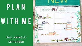 PLAN WITH ME | HAPPY PLANNER WALL CALENDAR | SEPTEMBER