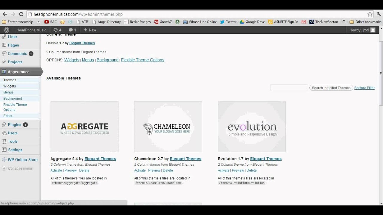 wordpress basics 1 - YouTube