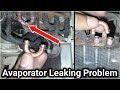 Ac evaporator leaking test and repairing with gas welding in Urdu/Hindi