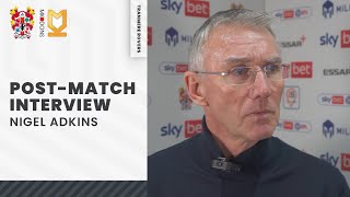 Post Match | Nigel Adkins (MK Dons H)