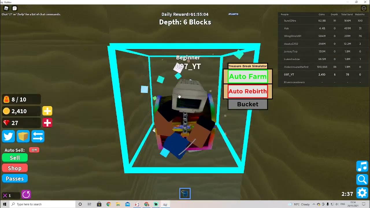 Treasure hunt simulator script pastebin youtube
