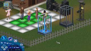 The Sims 1 - Child Dancing in Cage
