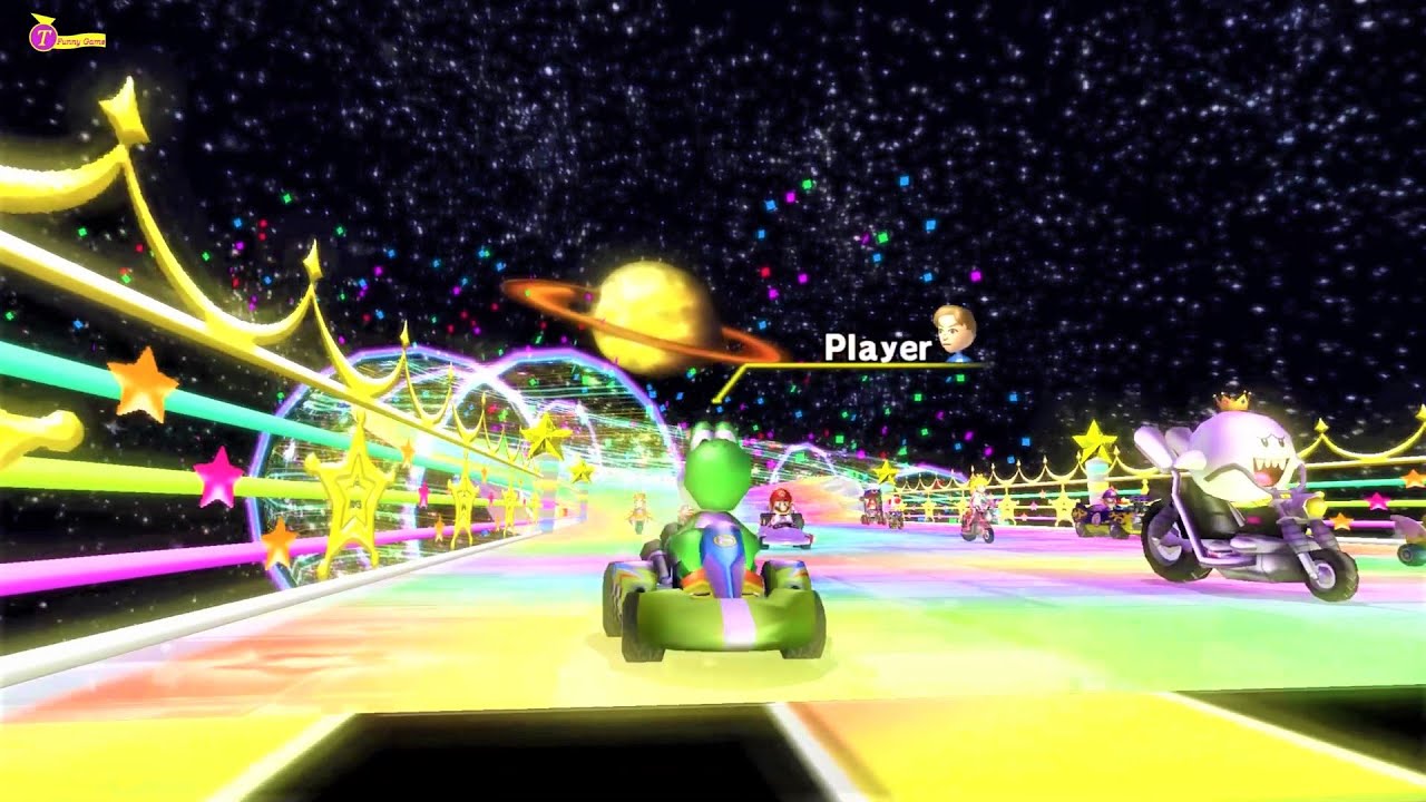 Mario Kart Wii 150cc Cup Team vs Race (Yoshi GamePlay)