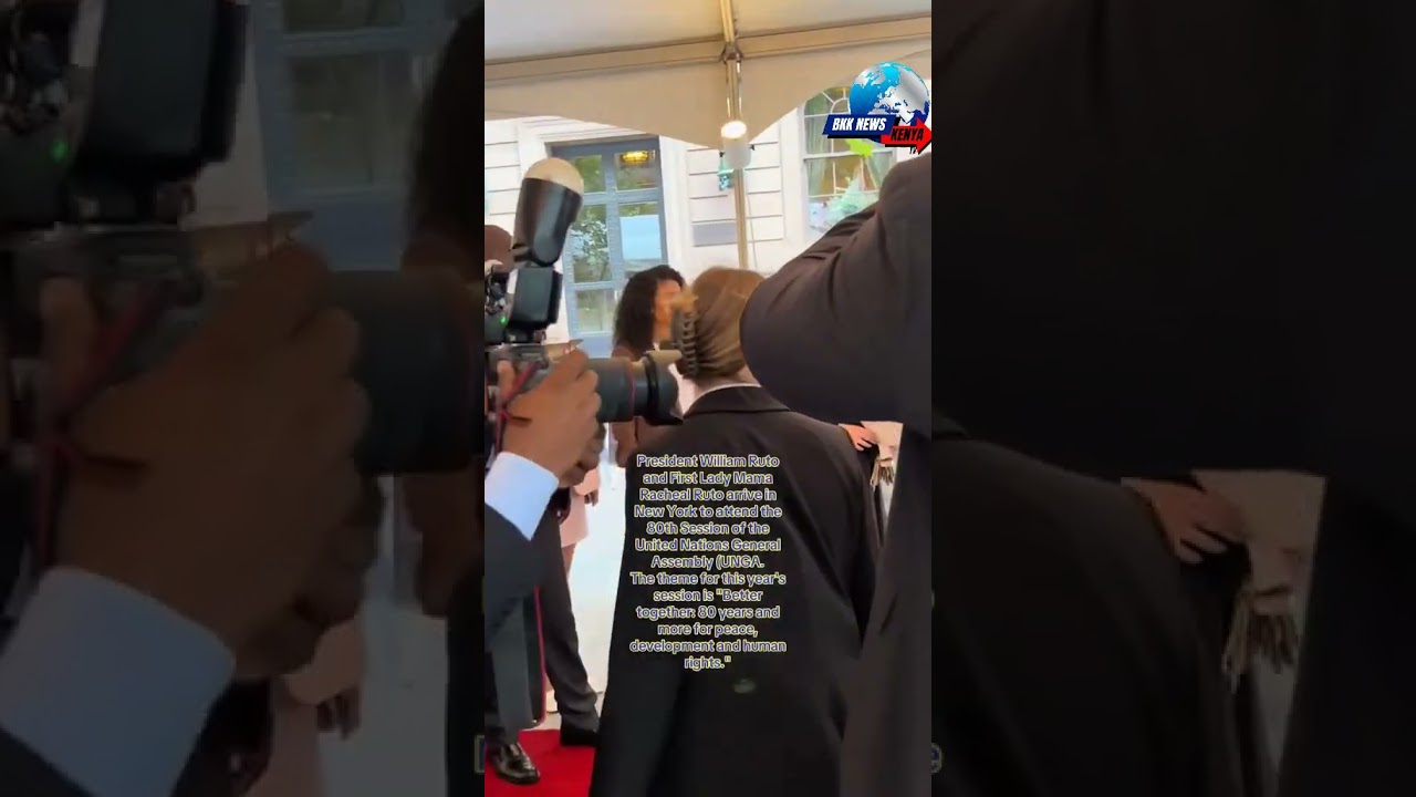 President Ruto and Mama Rachel in New York City, USA