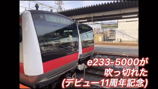E233-5000が吹っ切れた〜デビュー11周年記念〜