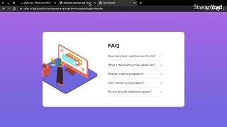 Accordion Card Component | Live | Web Dev Projects | Recurse Code School