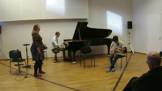 Johanna Vahtola, Madis Kukk & Juan Fran Cabrera In Organhall Of Eamt, 5.05.2018