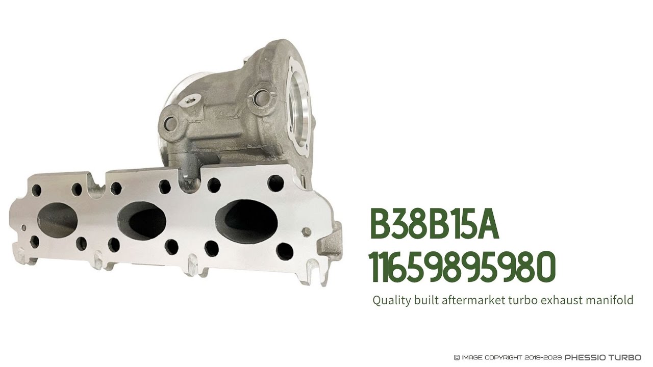11659895980 Full-aluminum exhaust manifold for BMW B38 engine