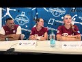 Alabama softball postgame after beating Belmont