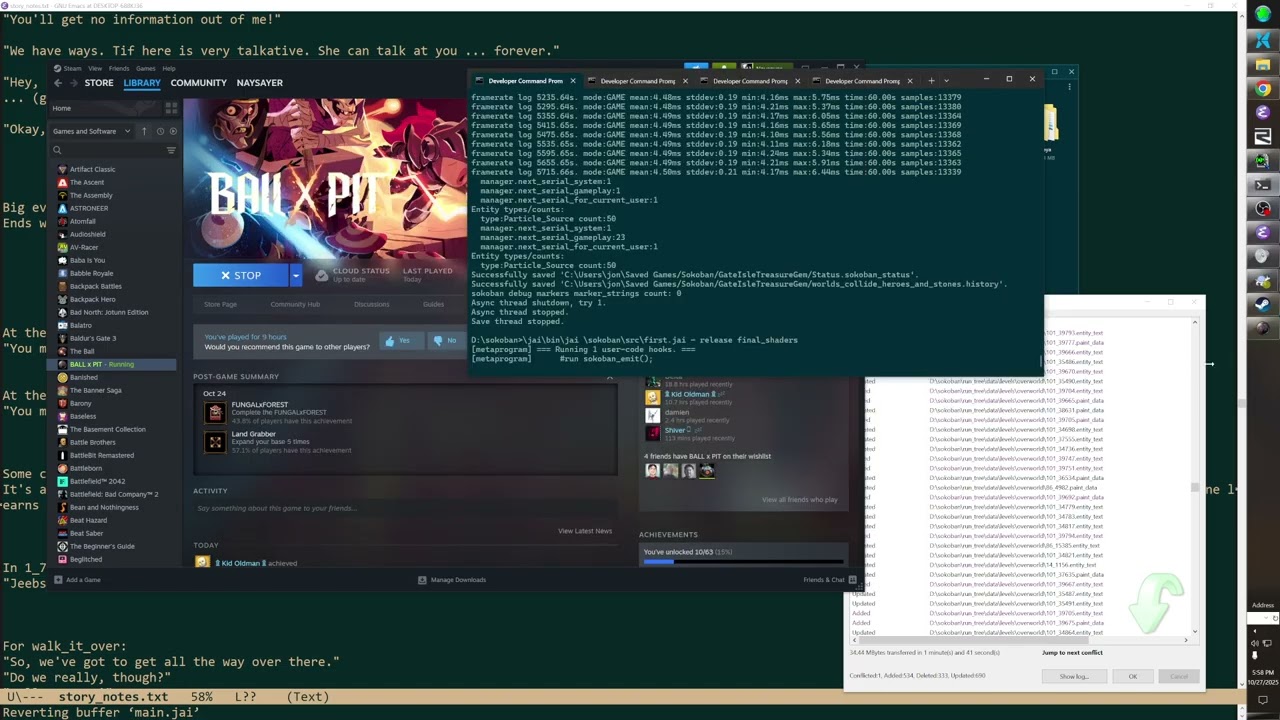 Game Break; Programming Later