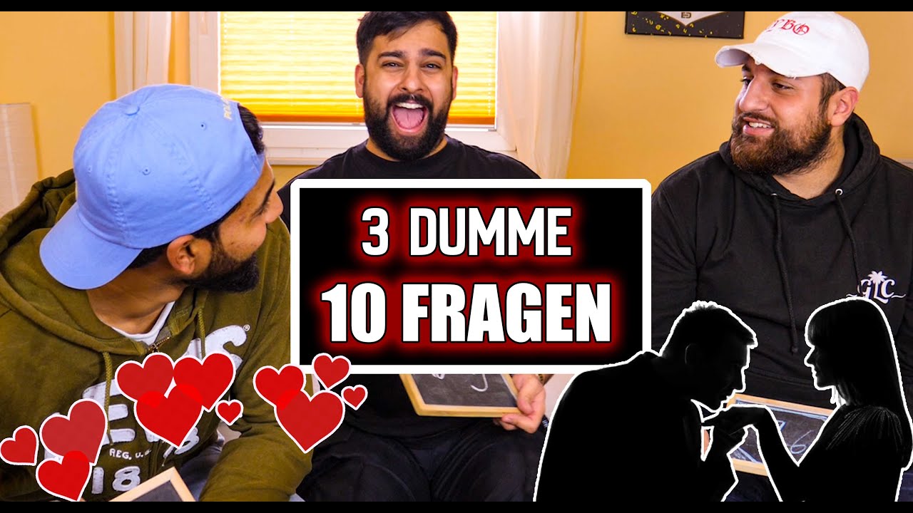 LIEBE auf den ersten Blick ? 😍 (3 DUMME & 10 FRAGEN)