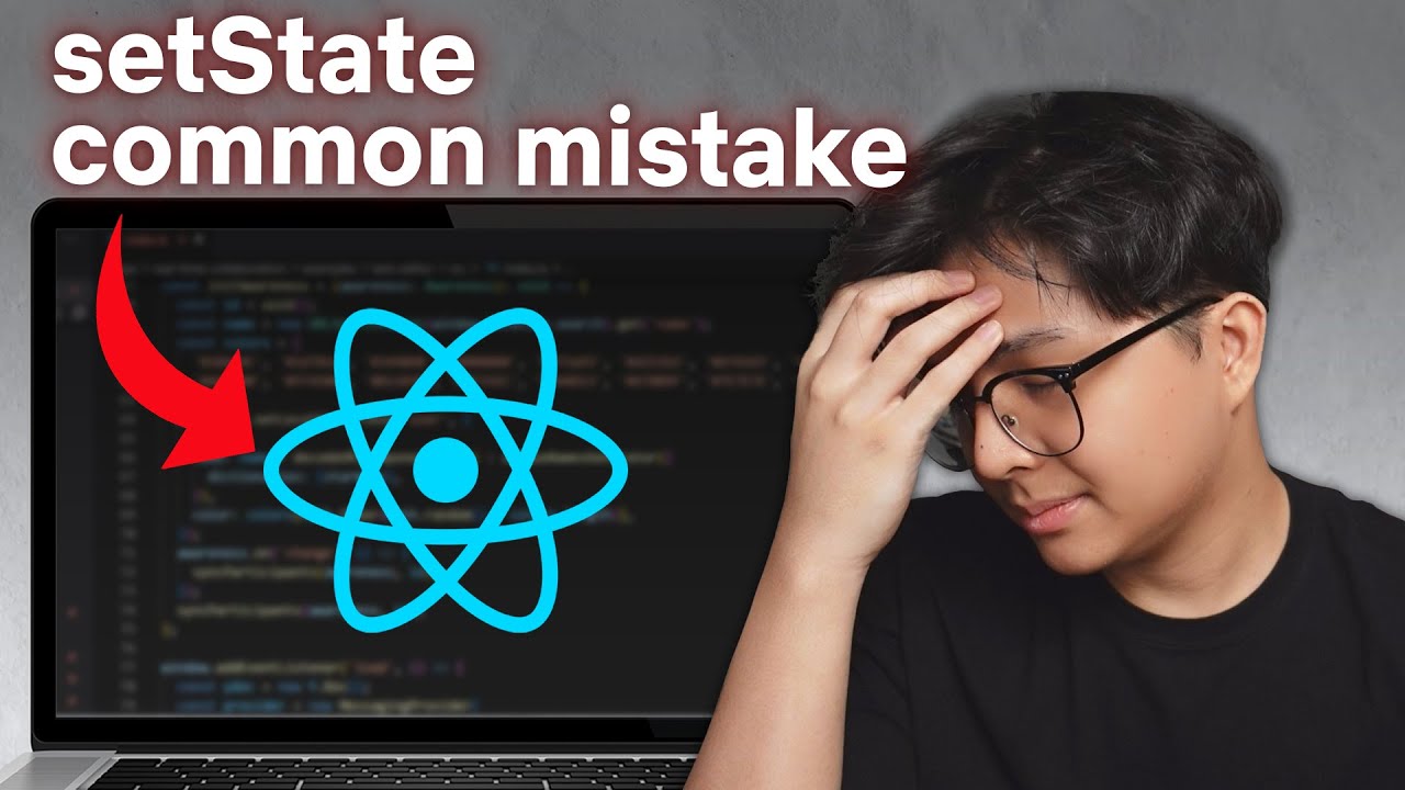 KESALAHAN manipulasi STATE di REACT - YouTube