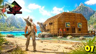 New Journey Begins 🔥 My First Base in ARK Survival Evolved 🔥 Day 1 ARK 🔥 : Ark Survival Ascended #1