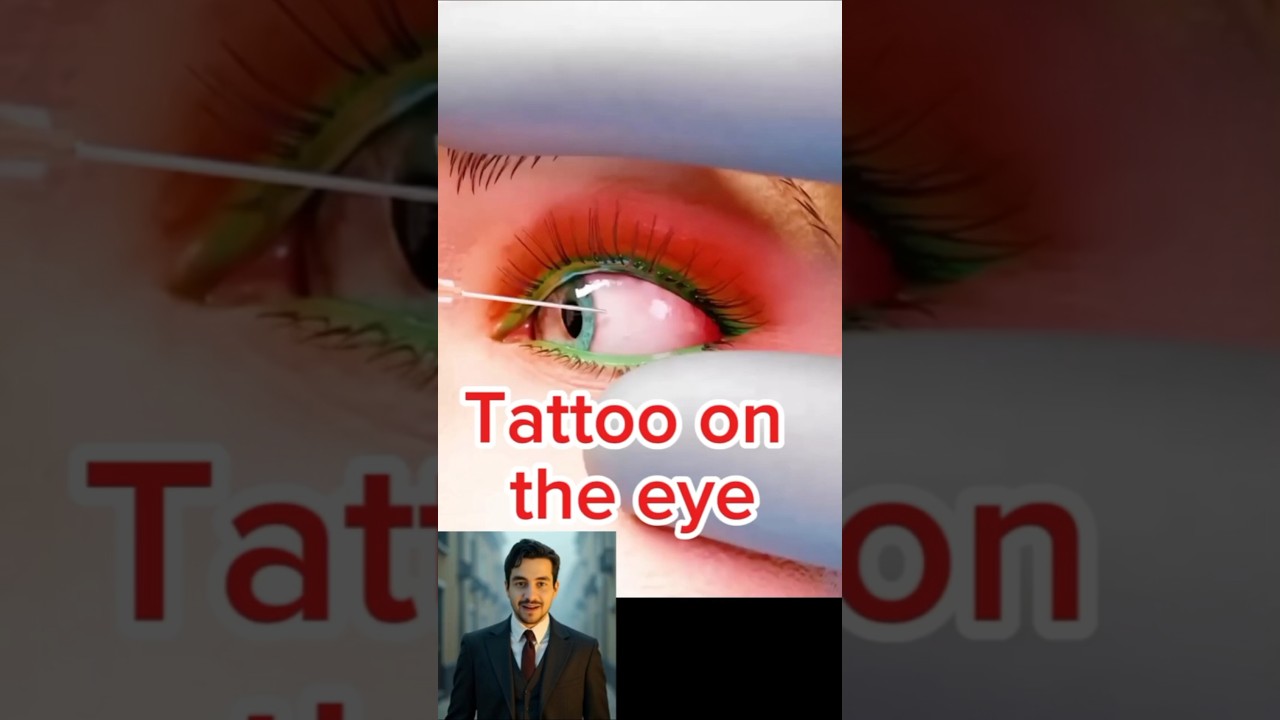 Eyeball Tattoo،👁️Beauty Trend or Dangerous Gamble?