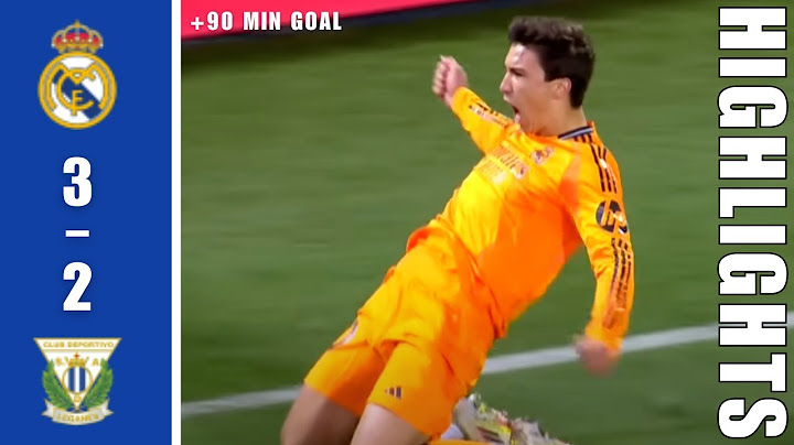 HIGHLIGHTS | Leganés 2–3 Real Madrid | Copa del Rey 2025