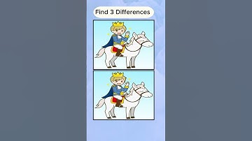 Spot 3 Differences #108  #spotthedifference #braintest #puzzle #findthedifference