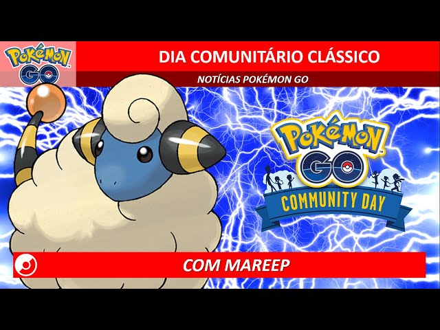 Dia Comunitário Clássico com Mareep no Pokémon GO em novembro de 2023