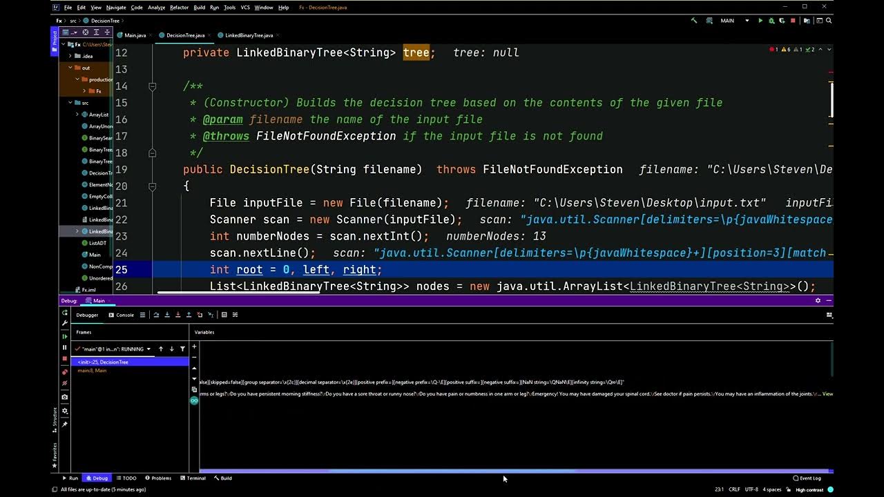 Java Trees - Decision Tree Part 4 - YouTube