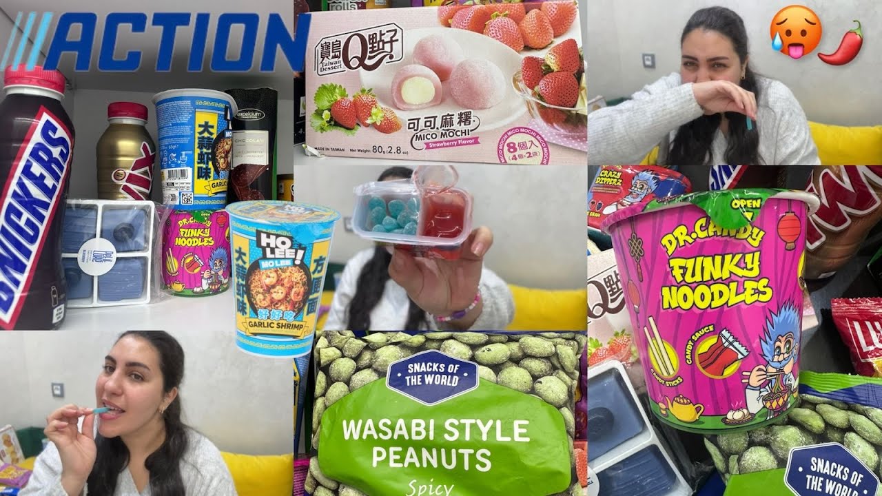 يالله نجرب منتوجات أكسيون 🤐🤮arrivage action Dégustation de produits action France 🇫🇷