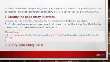 Resolving the Not a managed type: class java.lang.Object Error in Spring Data JPA