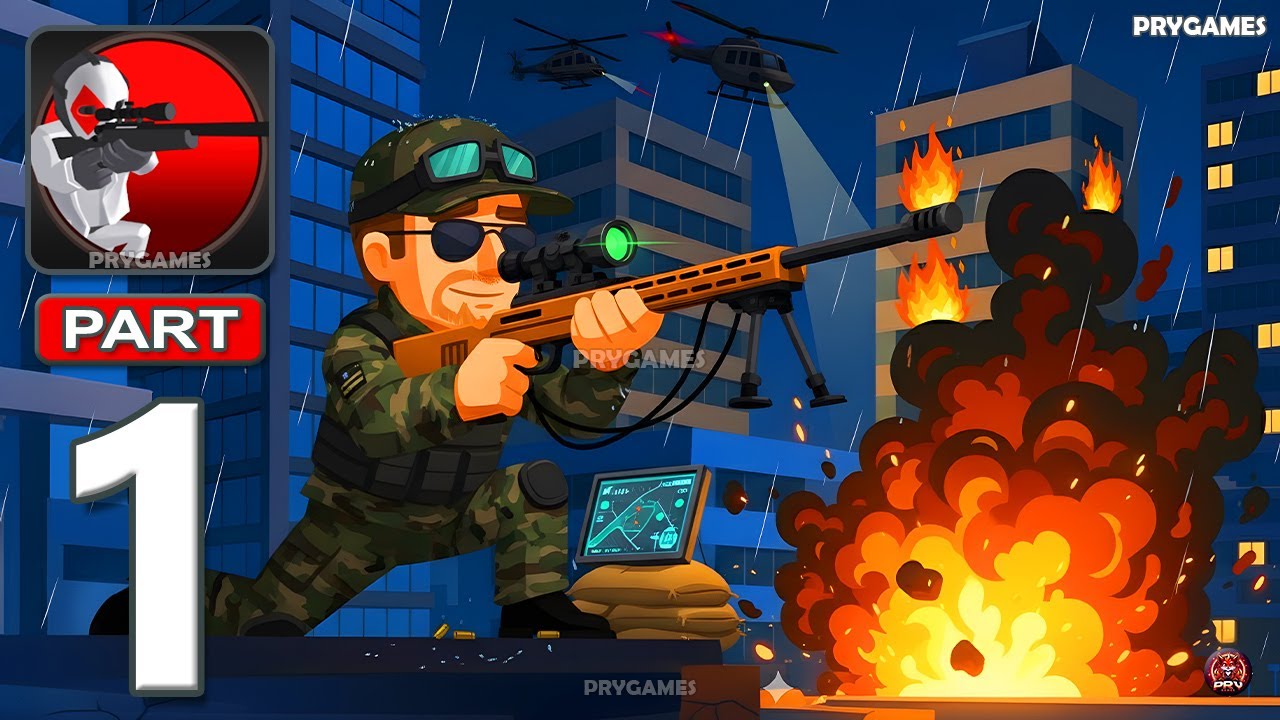 Sniper Mission - Gameplay Walkthrough Part 1 - Become The Best Sniper (Android, iOS)