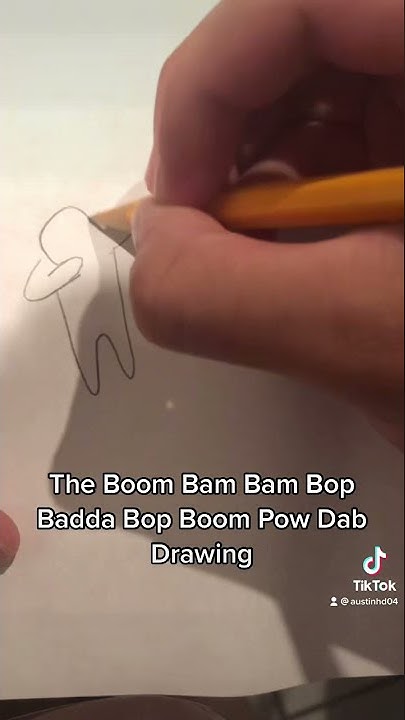 Boom Bam Bop Bada Bop Boom Pow Tik Tok Boom Bam Bam Bop Badda Bop Boom Pow Dab Drawing #shorts #tiktok - YouTube
