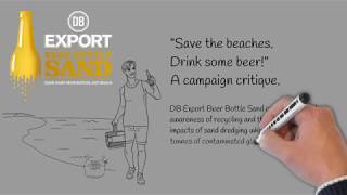 DB Beer Bottle Sand Machine - a critique by Nick Cottrell