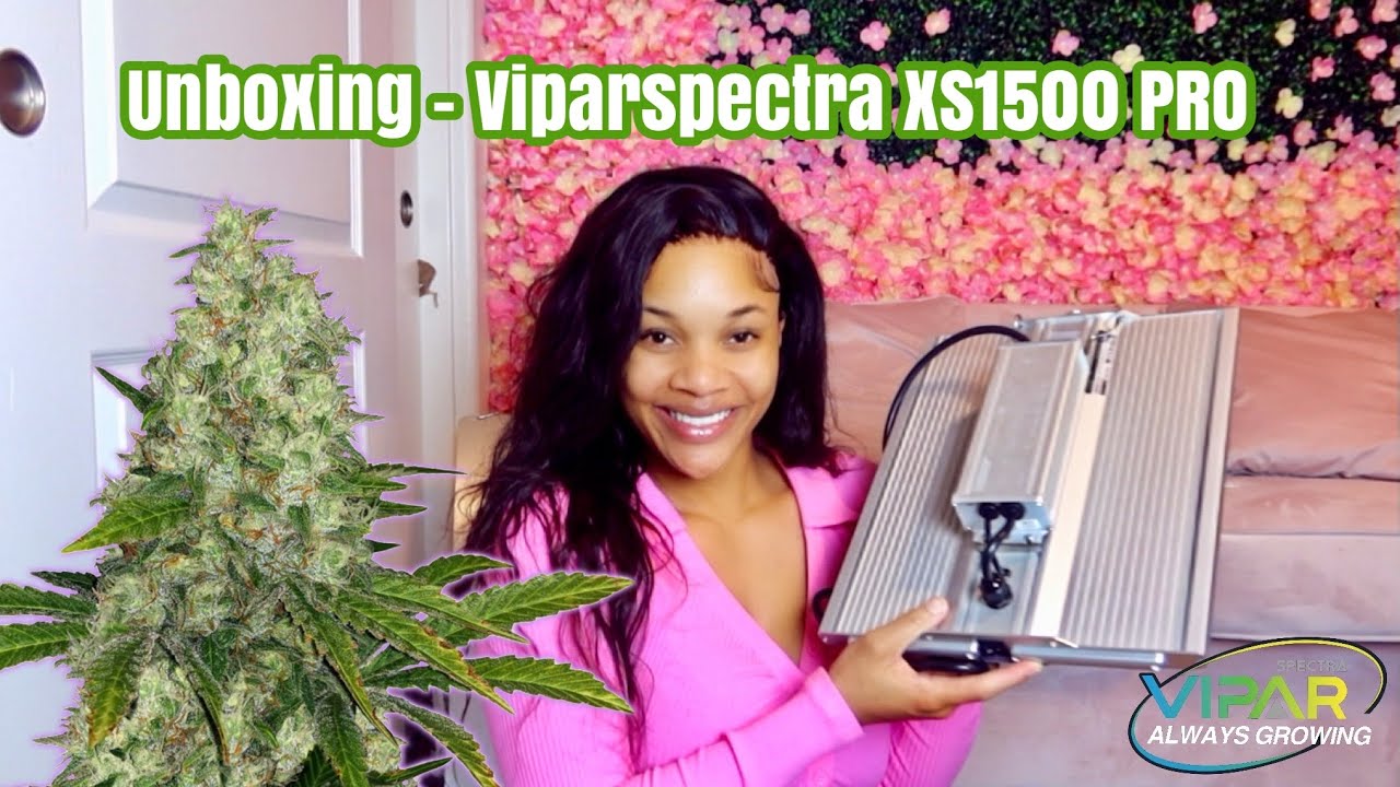 ViparSpectra XS1500 Pro - Unboxing 🌱 Starting Cannabis Closet Grow