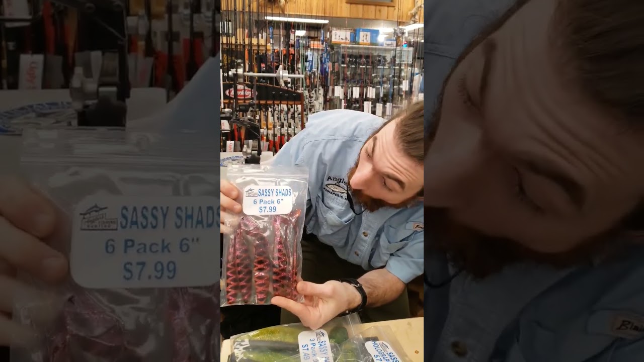 Stop on in and get yourself some Anglers Bulk Sassy Shads!!!