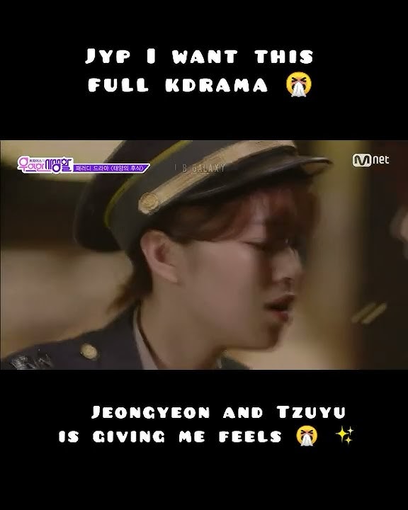 Jeongyeon and Tzuyu is giving me feels 🤧✨( JYP, I want this full kdrama)