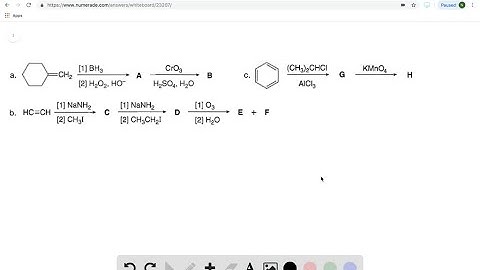 Identify the lettered compounds in each reaction sequence.
