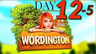 WORDINGTON Words & Design DAY 12  5 New Day 11 answers gameplay android ios