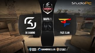 ELEAGUE Major 2017 - SK Gaming vs. FaZe Clan (Mapa 1 - Mirage) - Narração PT-BR