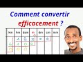 Comment Faut Il Bien Convertir 