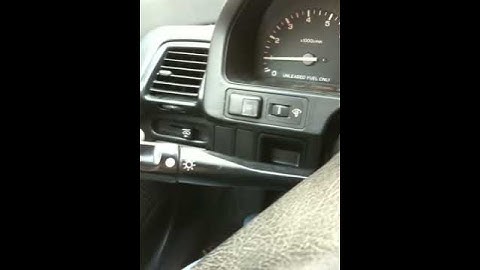 CRX tach problem 1/2