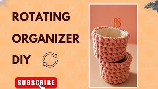 DIY Rotating Organizer from Waste | Everyday Storage Solution