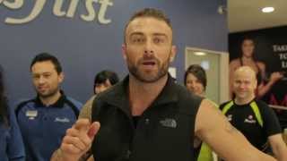 Commando Steve hits Fitness First Carlingford!